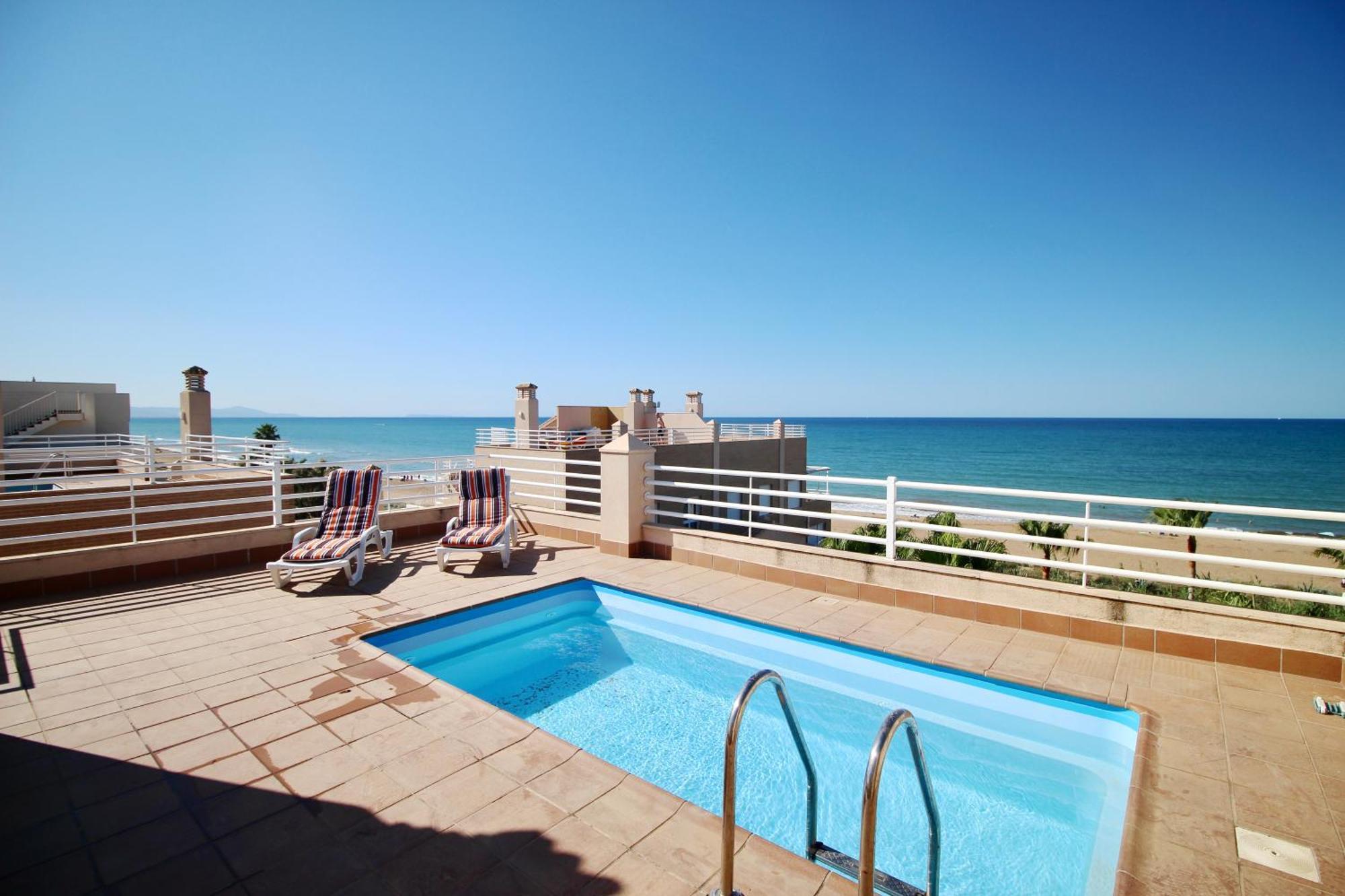 Atico Con Piscina Privada En Primera Linea Lejlighed Dénia Værelse billede